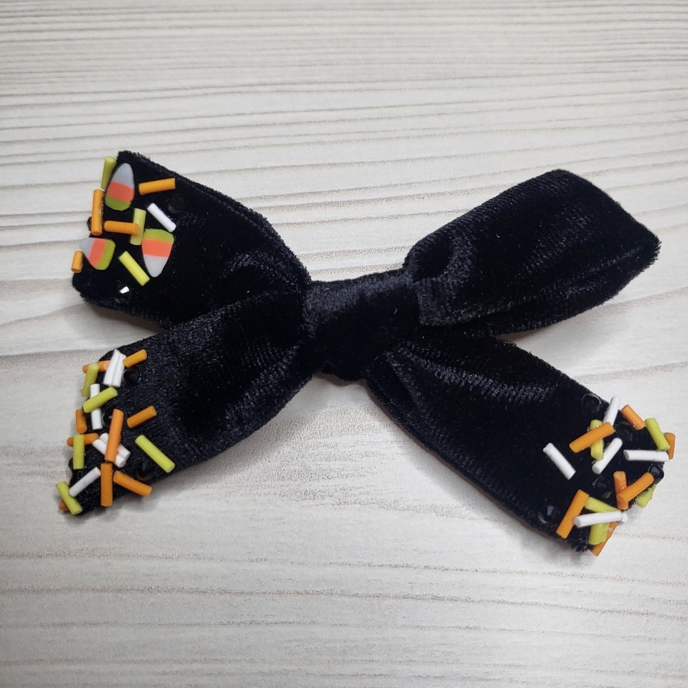 Halloween Candycorn Bow